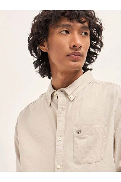 The Bear House Men's long Sleeve Shirt, breathable, soft comfort Fabric