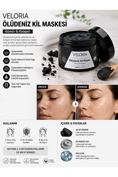 Veloria Cosmetics Gözenek Sıkılaştırıcı Yaşlanma Ve Siyah Nokta Leke,giderici...