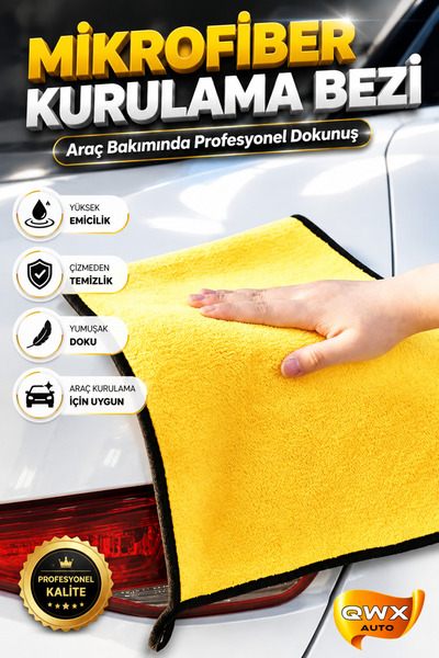 viyolmarketim 1 bucată cârpă din microfibră pentru uscare auto, curățare vehi...