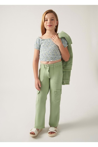 MAYORAL Girl's Trousers Green