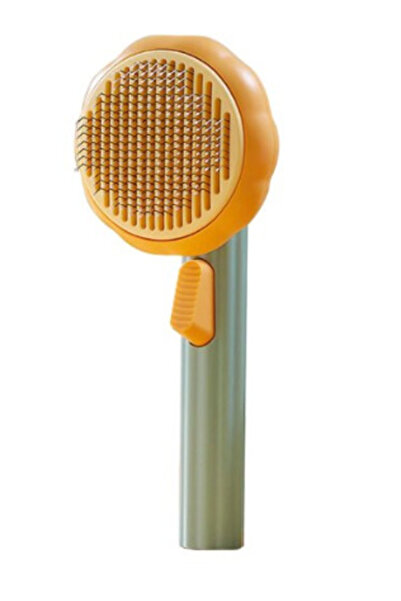 OEM Pet hair brush with button for easy cleaning
