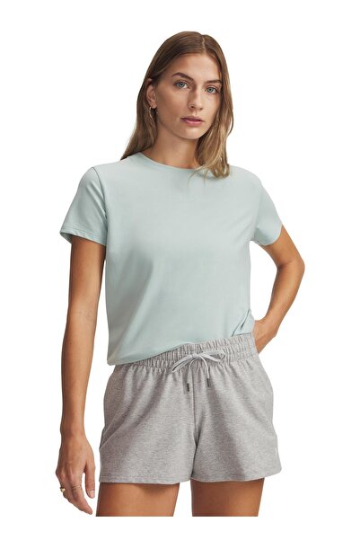 Under Armour 1383648-477 UA Rival Core SS plava biciklistička normalna ravna ...