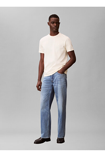 Calvin Klein Jeans Açık Sarı Erkek T-Shirt LV04RD254GZRK Açık Sarı T-Shirt