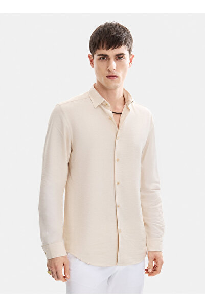Back And Bond Beige Men's Shirt B35S20018
