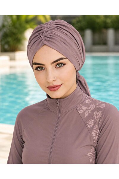 R&S modibone Mayo Ve Tesettür Mayo Üstü Uyumlu Hijab Arkadan Baglamalı Bone V...