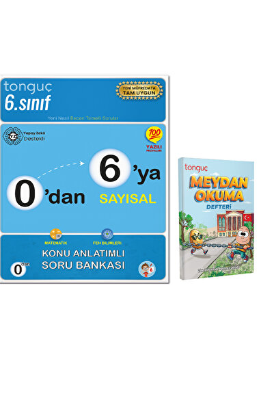 Tonguç Yayınları 0'dan 6'ya Sayısal Konu Anlatımlı Soru Bankası Ve Meydan Oku...