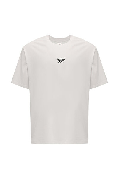 Reebok LC 6158 ERDA TEE Beyaz Yuvarlak Regular Fit Düz Erkek T-Shirt