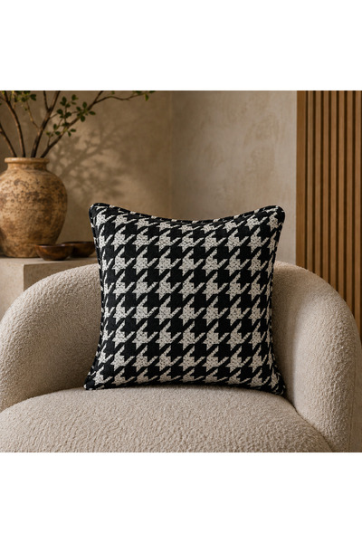 Fabricland Husă pătrată exclusivă KIRLENT cu țesătură de in (model cu două fețe)