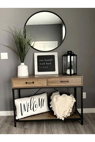 KASES HOME ديكور دائري لمدخل غرفة المعيشة وغرفة المطبخ والحمام والمكتب ومرآة ...