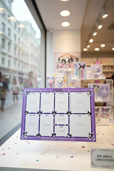 SANRIO Lisanslı A4 Planlayıcı – Haftalık & Günlük Masa Üstü Plan Defteri