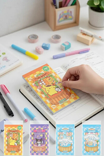 Miniso Sanrio Lisanslı Büyük Sticker Defteri Seti