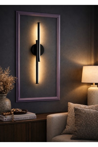 Generic Brand Black Linear Chandelier - Bidirectional 30cm Led Stick Sunflower