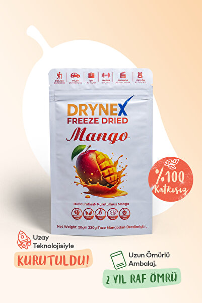 DRYNEX Freeze Dried 5'li Tanışma Seti Çilek Mango Portakal Elma Muz Dondurularak Kurutulmuş Atıştırmalık
