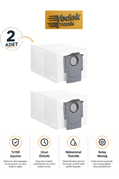 Roborock Saros 10 / Saros 10R / Saros Z70 / Saros 20 / Saros 20 Sonic Uyumlu ...