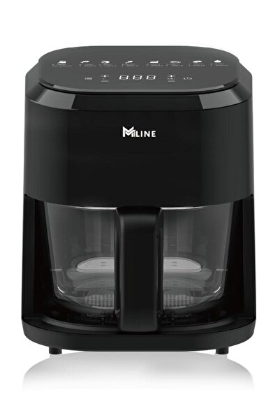 MİLİNE Mİ LİNE CAM HAZNE 4Lt airfryer sıcak hava fritözü
