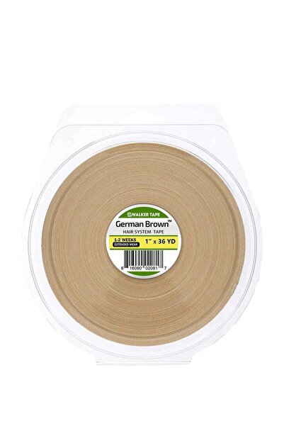 Walker Tape German Brown™ Poly Alt Yapılar Için Protez Saç Bandı 1" X 36 Yds ...