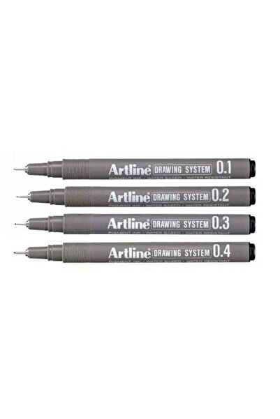 artline Teknik Çizim Kalemi 4lü Set 1