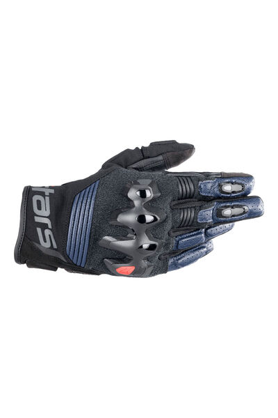 Alpinestars Halo LT Korumalı Motosiklet Eldiveni Mavi Siyah