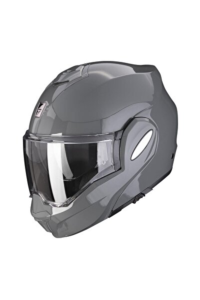 Scorpion Exo-Tech Evo Çene Açılabilir Motosiklet Kaskı Gri