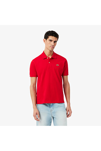 Lacoste L.12.12 بولو أحمر كلاسيكي مناسب للرجال