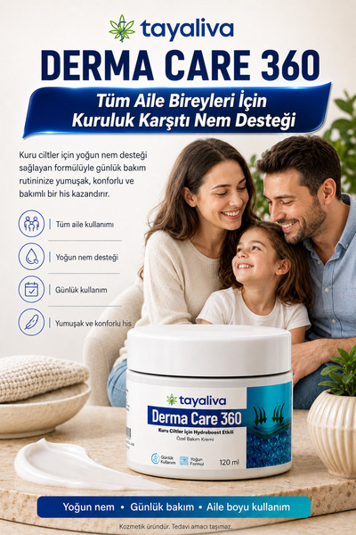 Tayaliva Derma Care 360 - Kuru Ciltler İçin Bakım Kremi