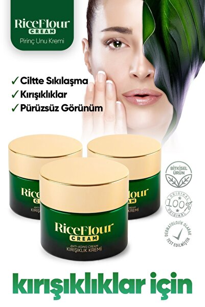 Rice Flour 3'lü Cream Pirinç Unu Kremi