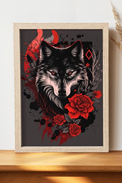 Luna Marissa Αφίσα Wolf - Αφίσα τοίχου από γυαλιστερό χαρτί χωρίς πλαίσιο