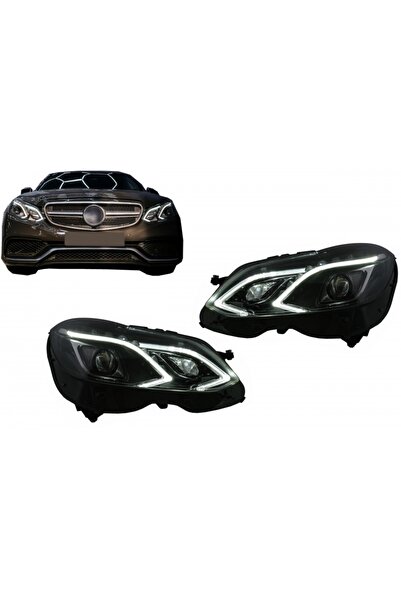 tuningset Faruri LED compatibile cu Mercedes Clasa E W212 2009-2012 Facelift