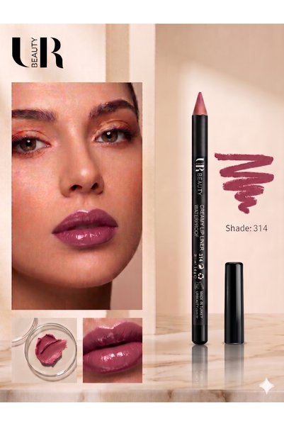 URbeauty مجموعة محددات شفايف 3 حبة يو ار بيوتي مقاوم للماء درجة 313-314-316
