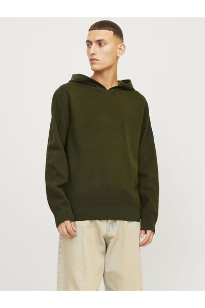 Jack & Jones Kapuzenpullover Einfarbig Kapuzenpullover