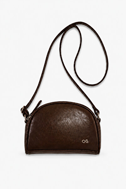Çantacımstore Women's Mini Basic Crossbody Bag Brown
