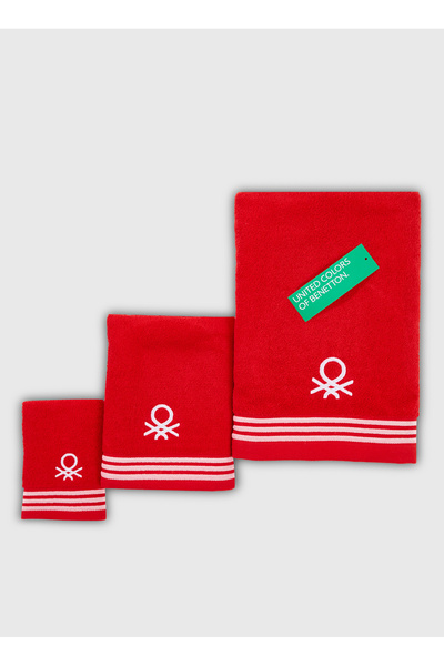 United Colors of Benetton Kırmızı Unisex Havlu BENETTON KIRMIZI HAVLU SET 1