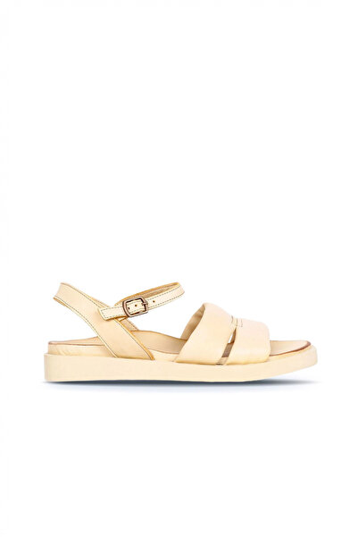 Bueno Shoes Yellow Leather Women's Sandals 01Ws2824