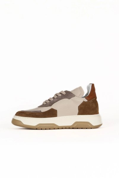 Bueno Shoes حذاء رياضي نسائي من الجلد باللون البني متعدد الألوان 16wa8210