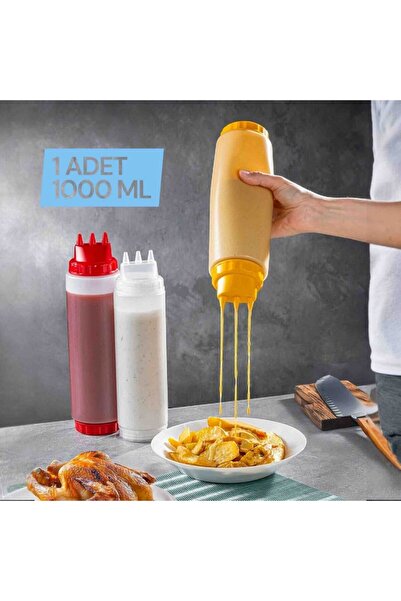 Corona Şeffaf  Ketçap Mayonez Şişe  950 ml  Bo2104