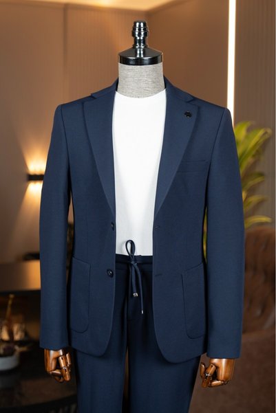 Terzi Ayhan Classics Sports Suit Navy Blue