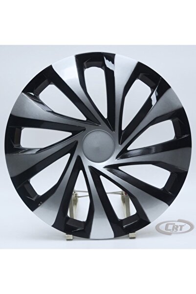 OTOCİRİT Jant Kapağı Siyah-gri Kırılmaz 16" Universal Model (amblem Hediyeli)...