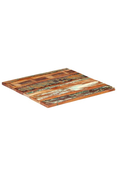 Concept Blat de masă pătrat, 80 x 80 cm, lemn masiv reciclat, 25-27 mm
