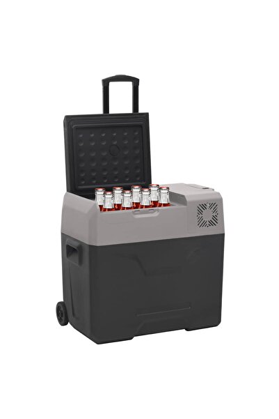 Concept Ladă frigorifică cu roată și mâner 40 L negru/gri polipropilenă