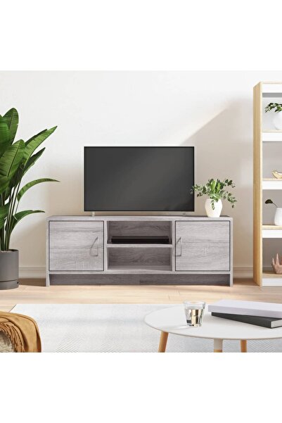 Concept Dulap TV, gri sonoma, 102x30x37,5 cm, lemn prelucrat