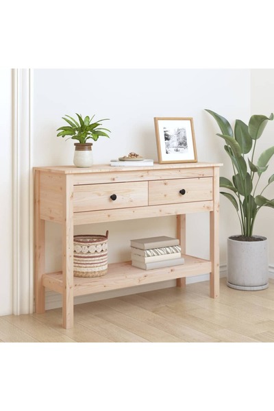 Concept Masă consolă, 100x35x75 cm, lemn masiv de pin