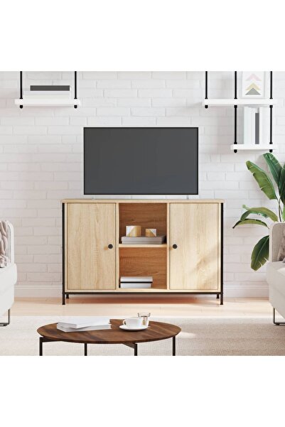 Concept Comodă TV, stejar sonoma, 100x35x65 cm, lemn compozit