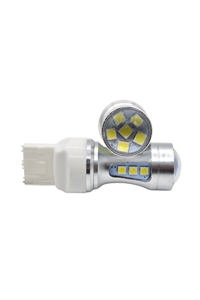 divendi-ro Set de 2 becuri LED auto 1156, cu 18 SMD, Canbus, 6000K, 15W, 15W,...