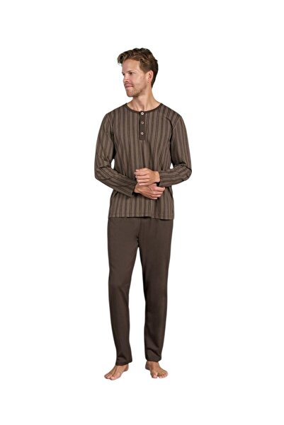 ROYAM Pijadore Men's 100% Cotton Single Jersey Seasonal Long Sleeve Pajama Se...