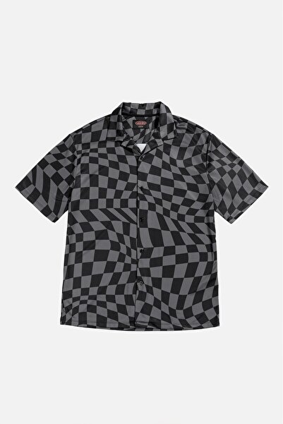 UKHWD SUPPLY Cămașă bărbătească supradimensionată Tribal Checkered DryTech UK...