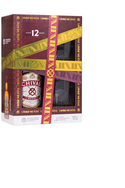 Chivas Regal 12 Years with 2 Glasses 40% 0.7L