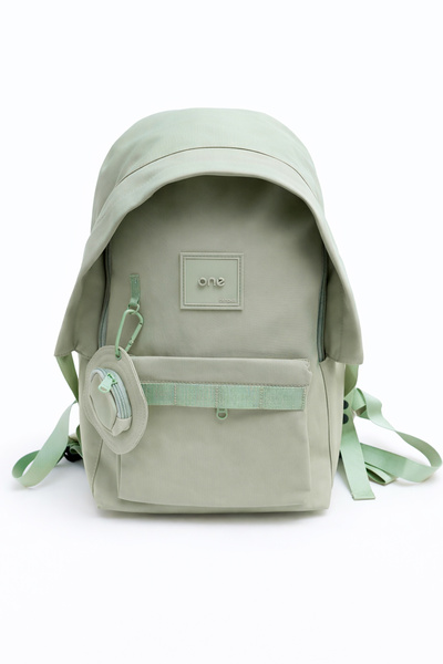 YOYOSO Hat Charmlı Backpack Gray