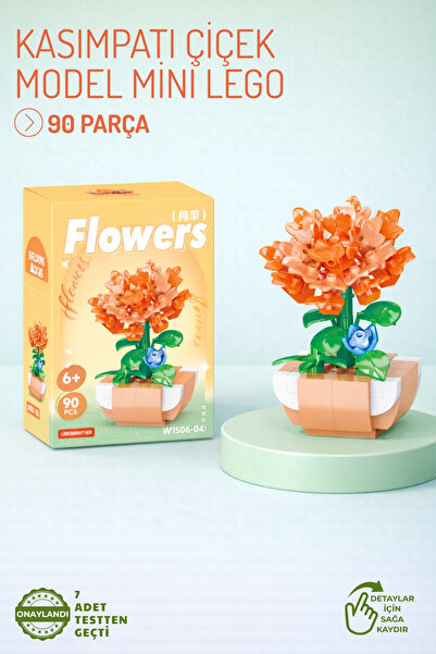 Nandy Home Chrysanthemum Flower Model Character Figure 3D Building Toys