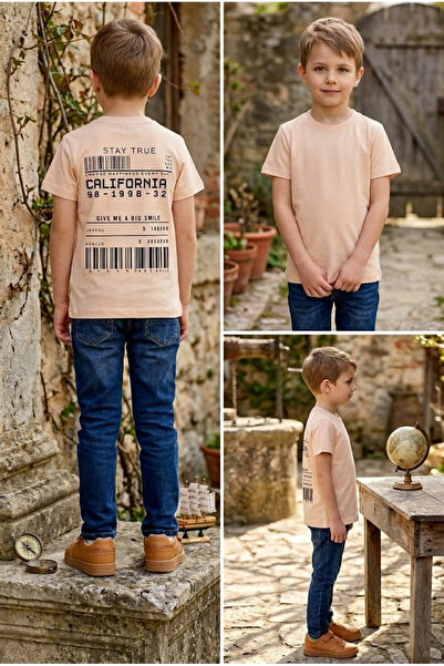 meyastore Boy's T-Shirt California Printed