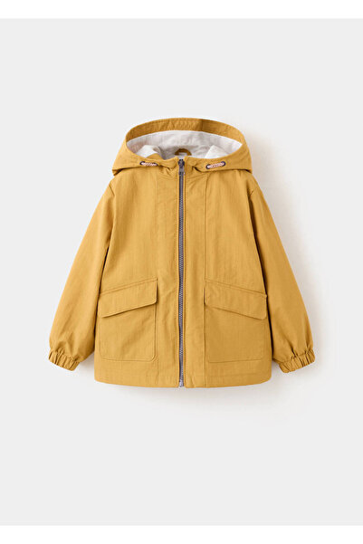 MANGO Baby Kapüşonlu parka, cep detaylarıyla